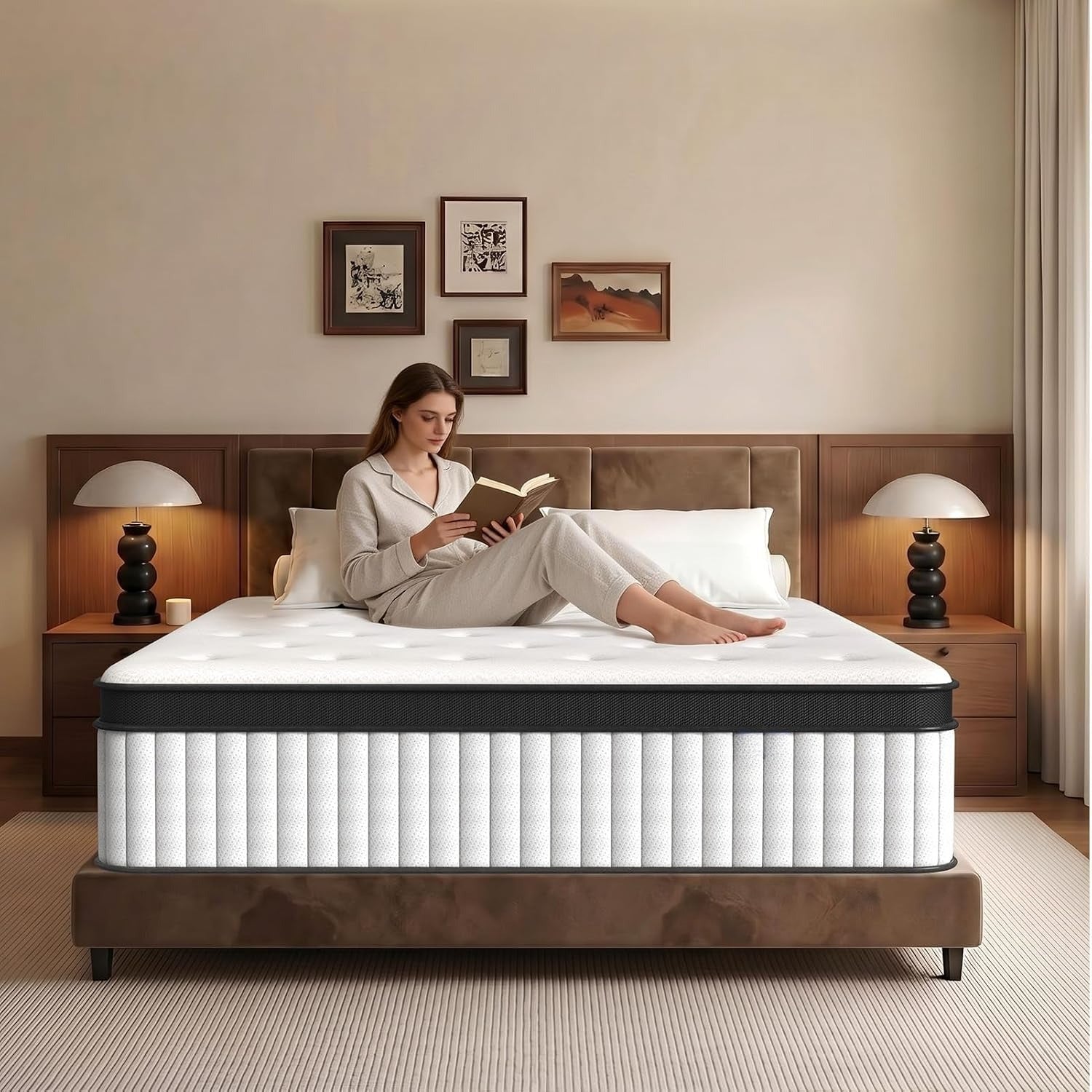 10 Inch Medium Firm Twin Hybrid Mattress