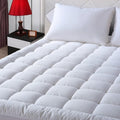 Cotton Pillow Top Queen Mattress Pad
