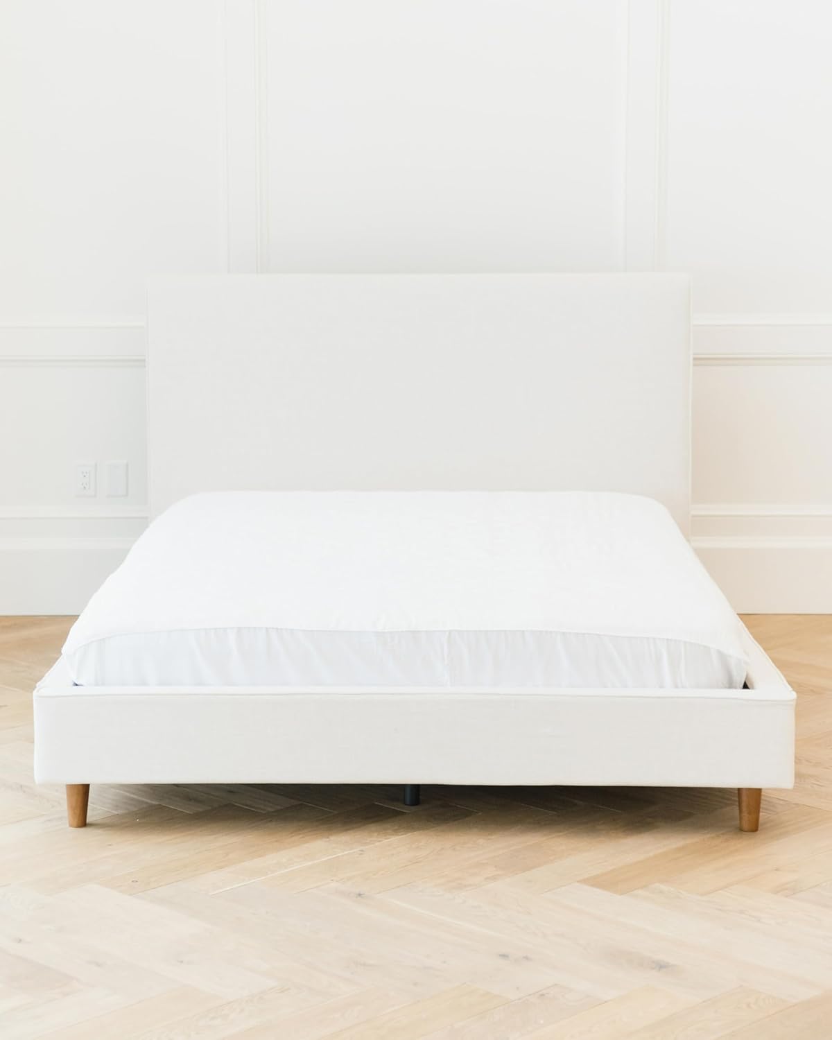 Bamboo Cooling King Elastic Mattress Pad