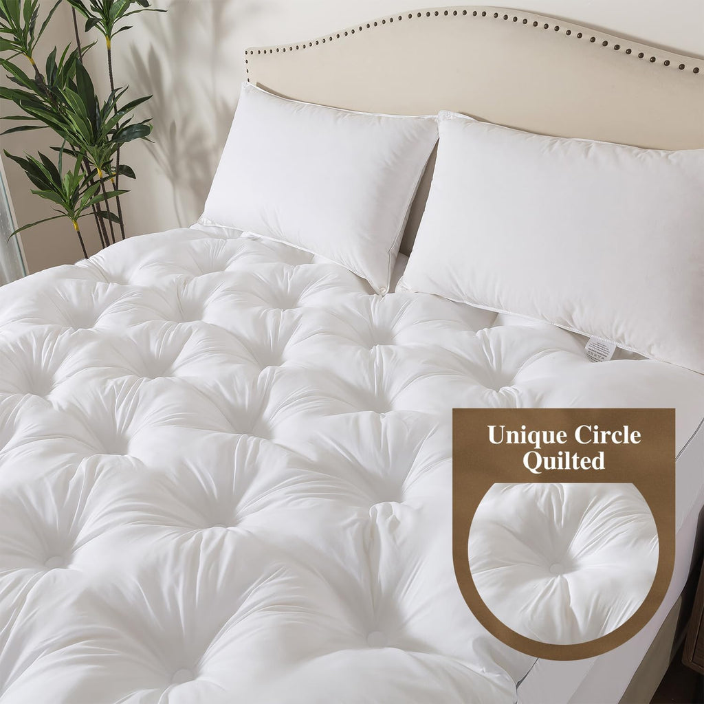 5 Inch Shredded Foam Queen Mattress Topper