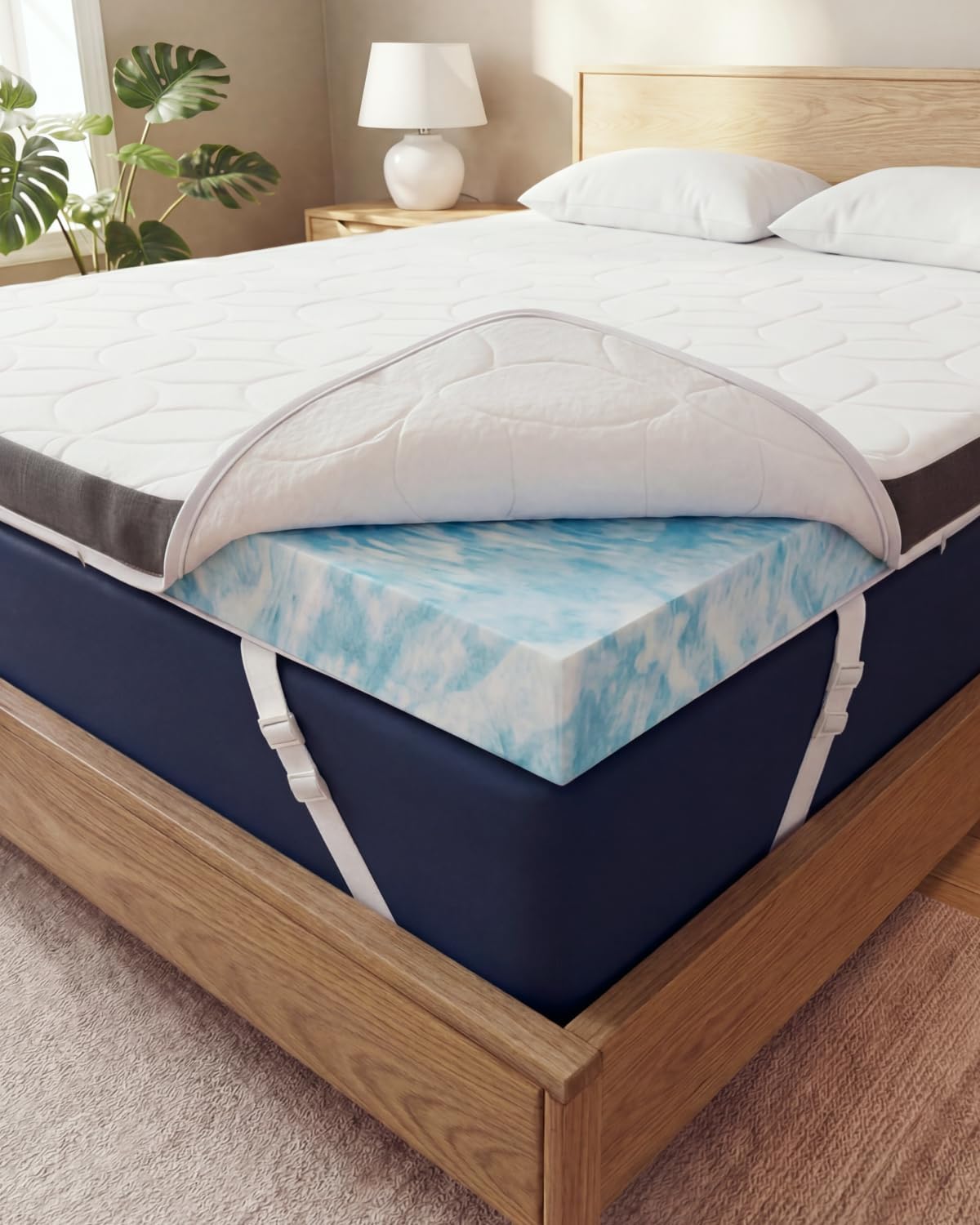 3 Inch Memory Foam Queen Mattress Topper