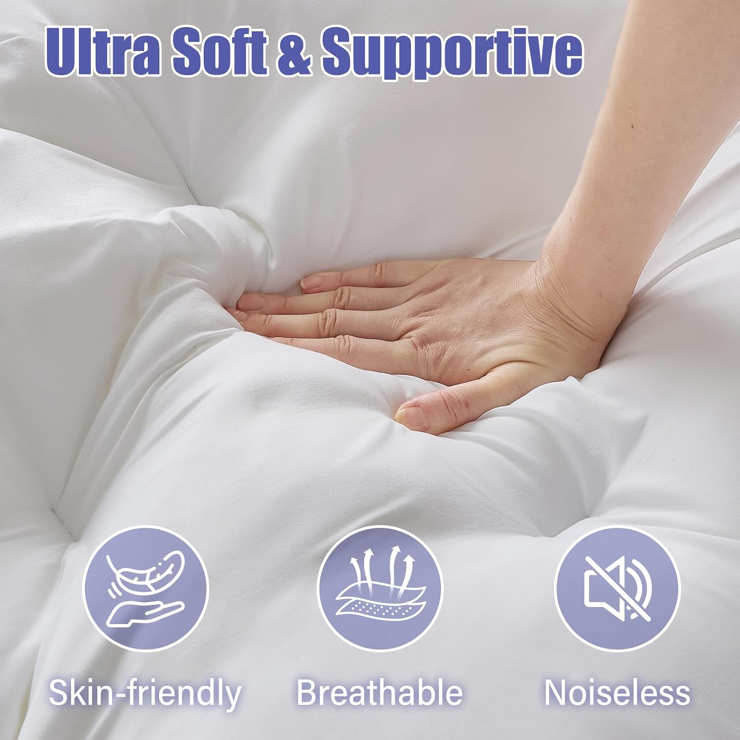 4 Inch Gel Foam Queen Mattress Topper