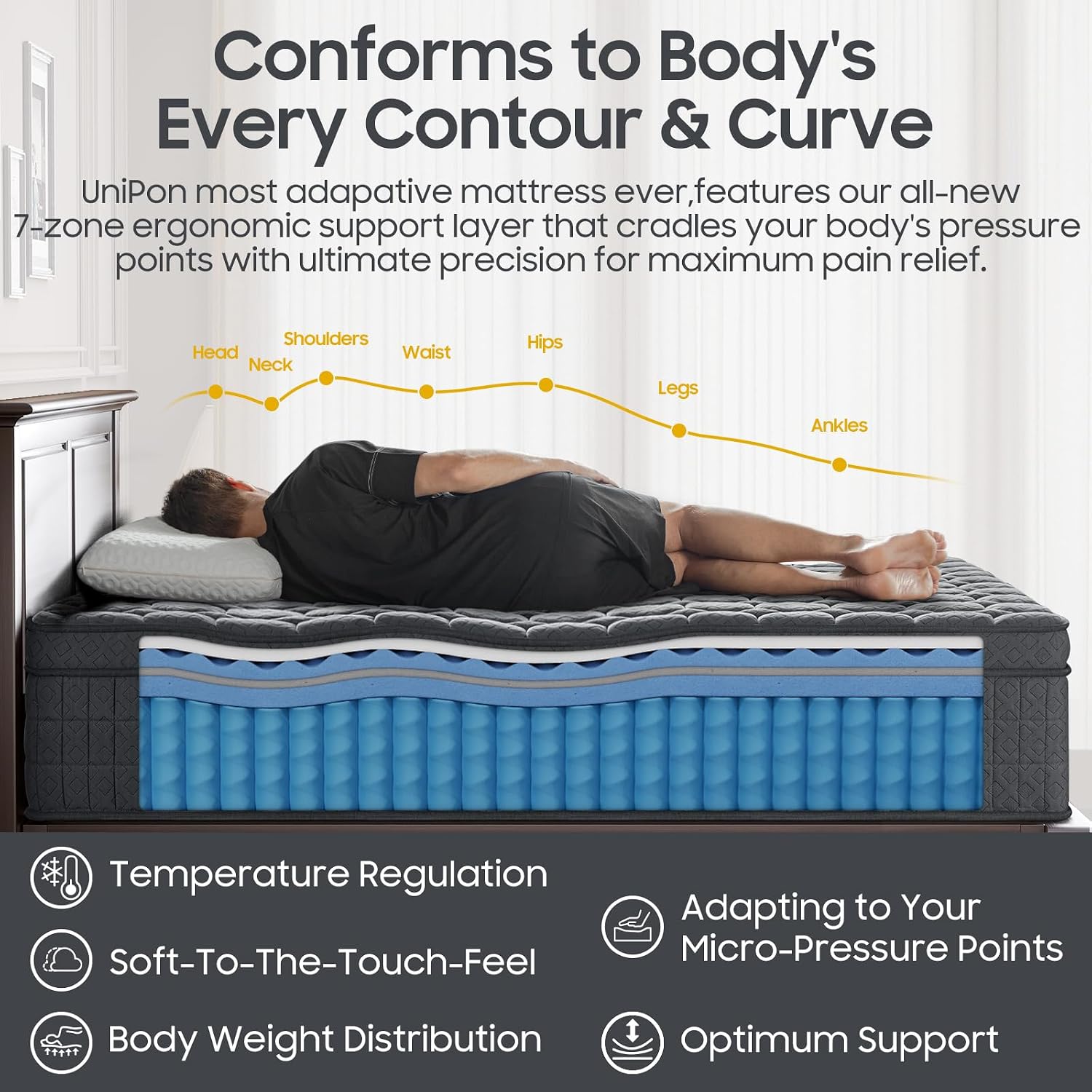 10 Inch Extra Firm Twin Hybrid Mattress