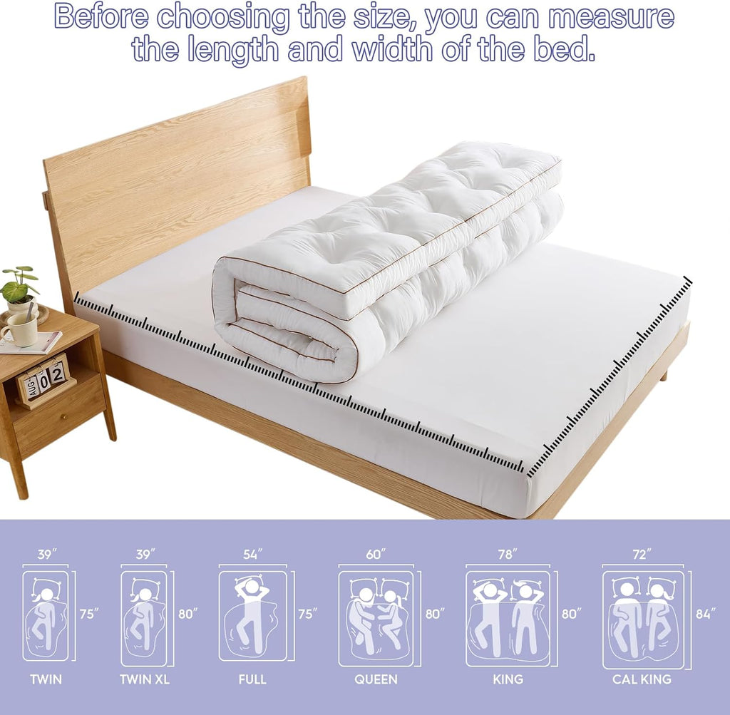 4 Inch Gel Foam Queen Mattress Topper