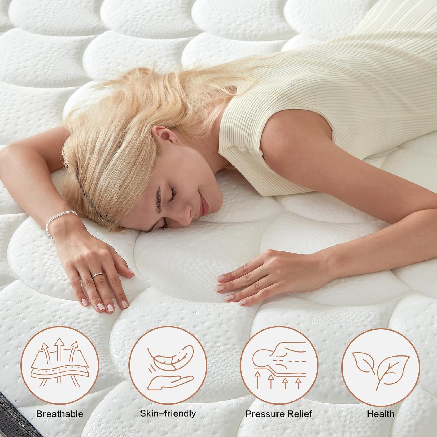 12 Inch Medium Firm Full Hybrid Mattress