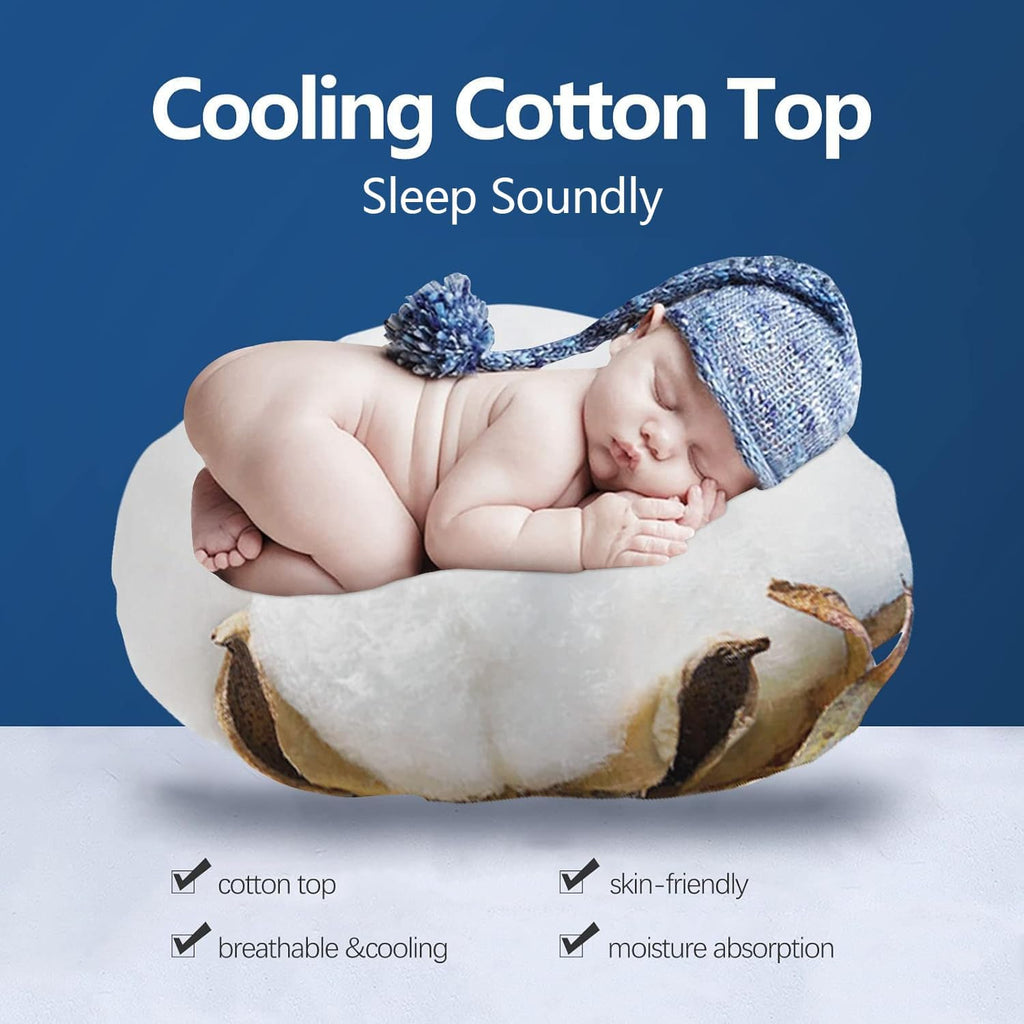 Cotton Extra Thick Cooling Queen Topper
