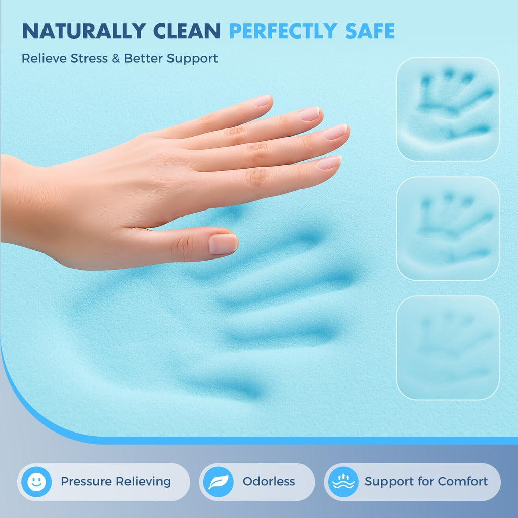 4 Inch Dual Layer Queen Foam Topper