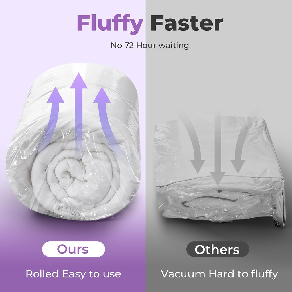 5 Inch Dual Layer Queen Mattress Topper