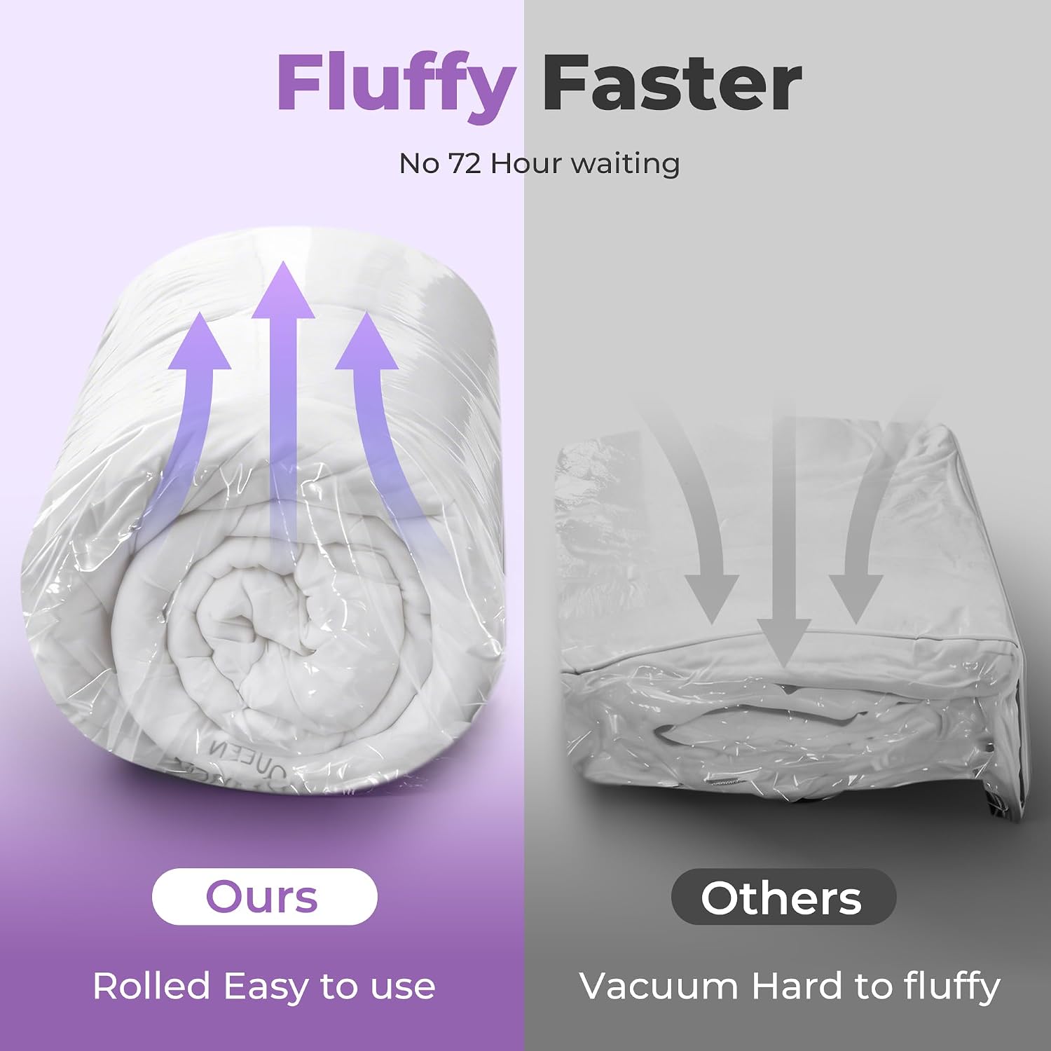 5 Inch Dual Layer Queen Mattress Topper