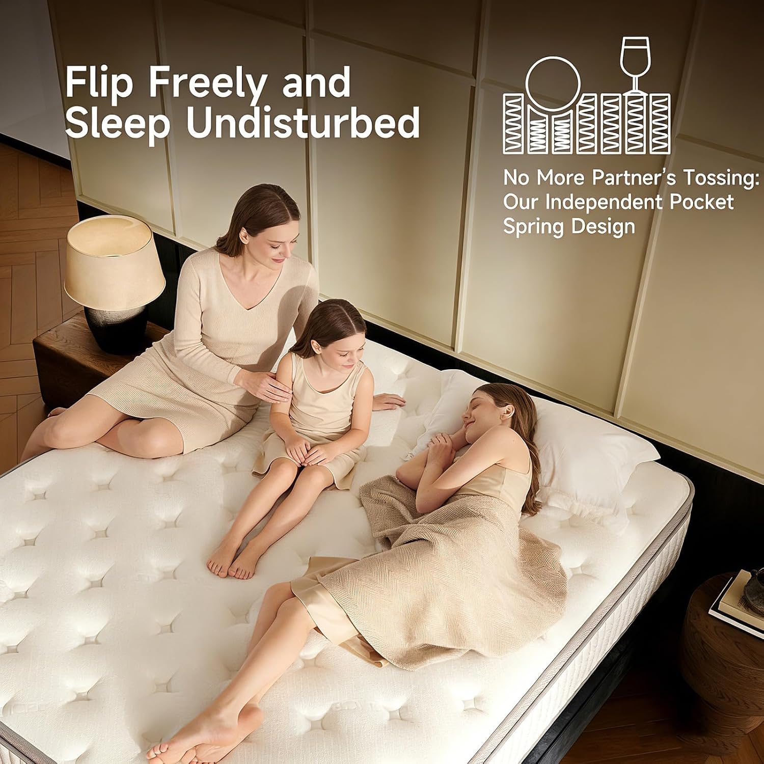 12 Inch Medium Firm Queen Hybrid Mattress