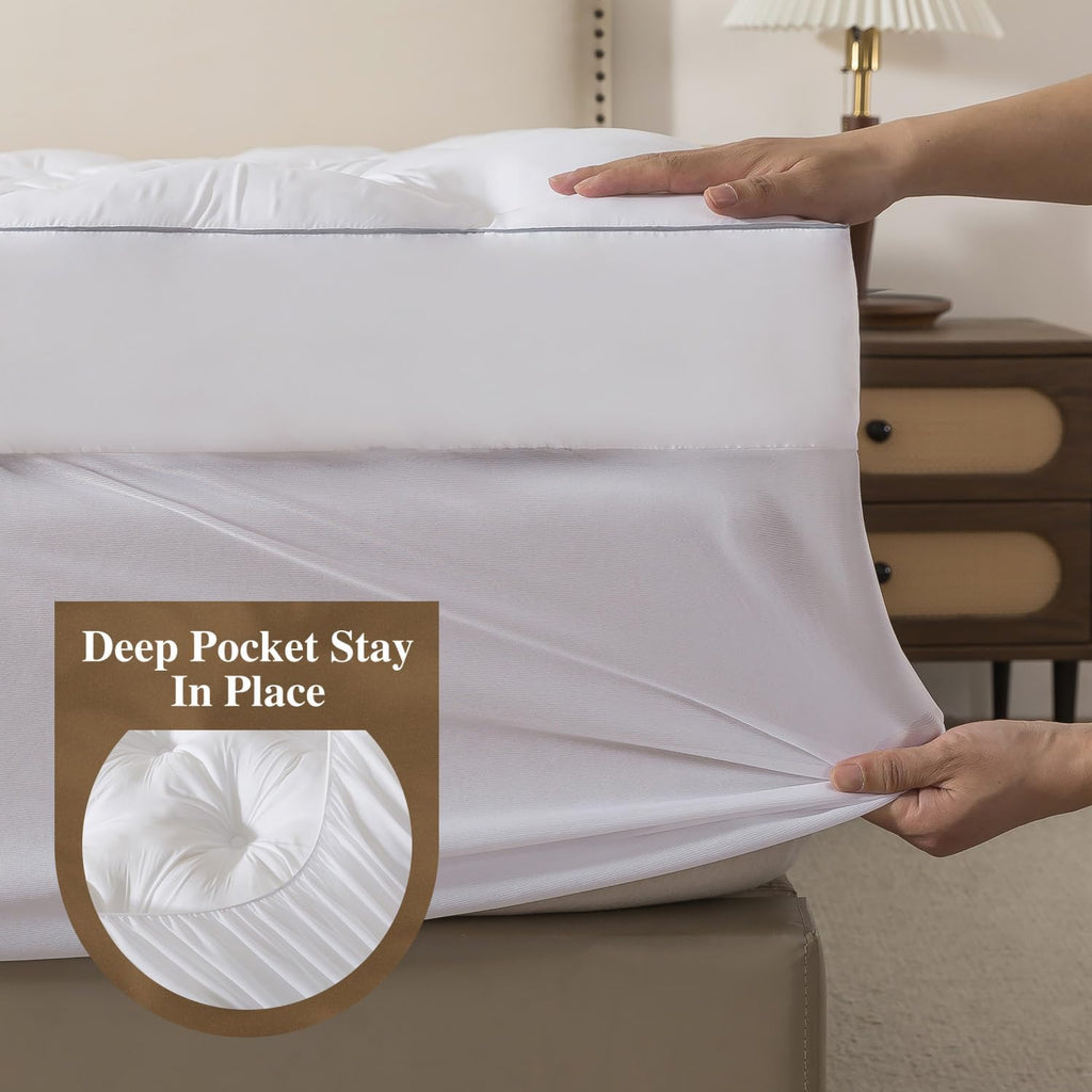 5 Inch Shredded Foam Queen Mattress Topper