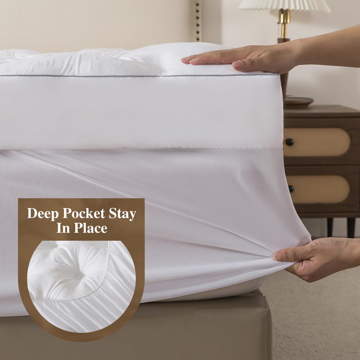 5 Inch Shredded Foam Queen Mattress Topper