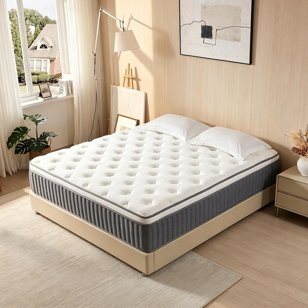 12 Inch Medium Firm Queen Hybrid Mattress
