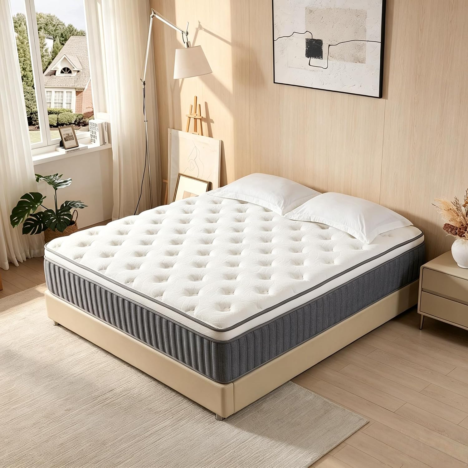 12 Inch Medium Firm Queen Hybrid Mattress