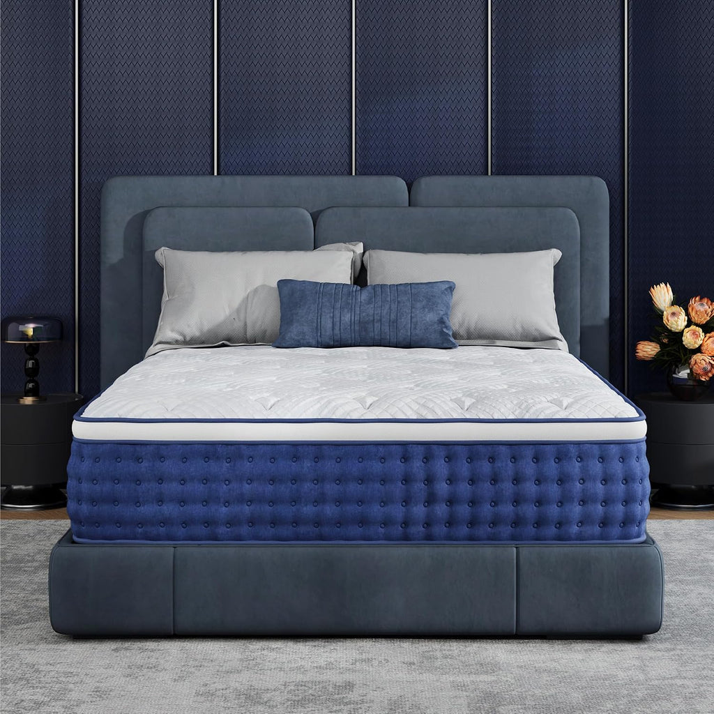 12 Inch Medium Twin Hybrid Spring Mattress