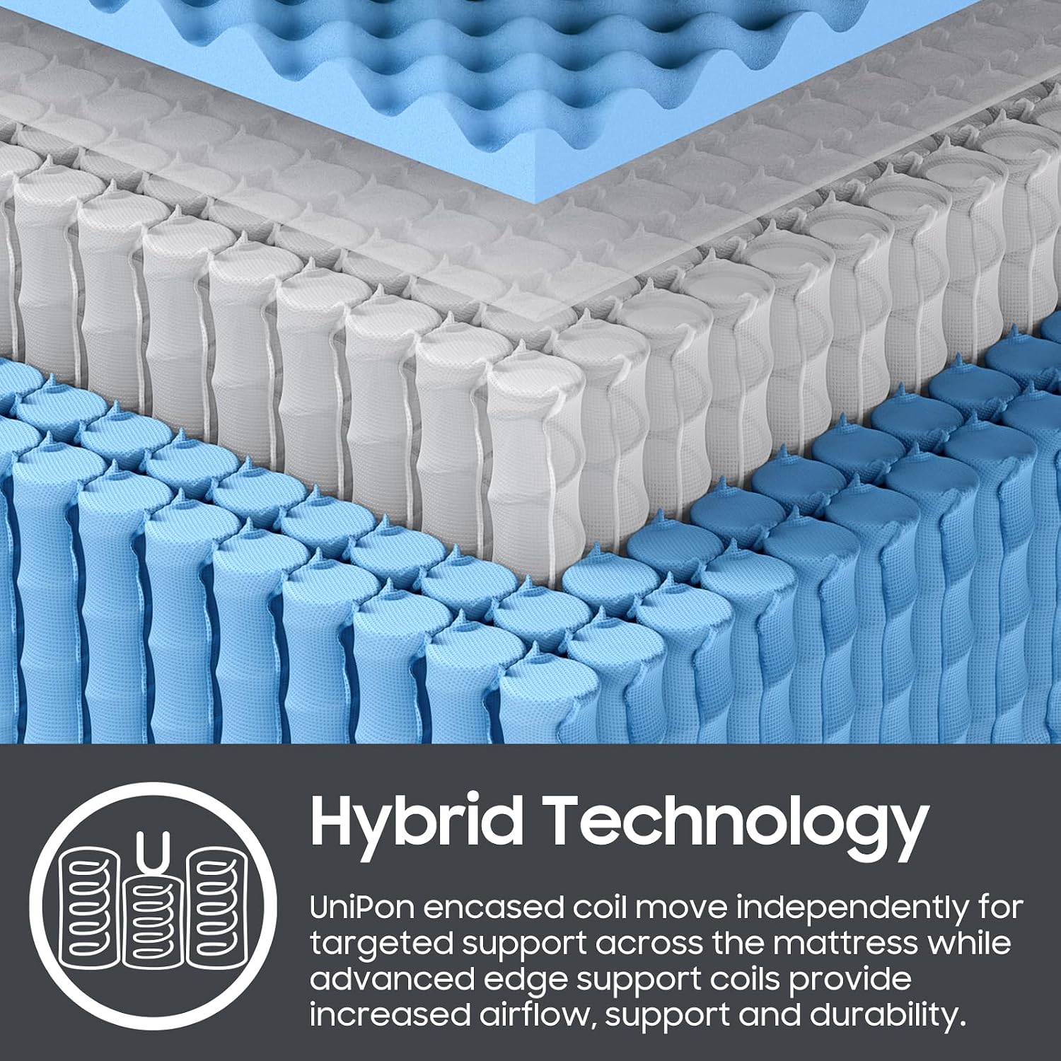 10 Inch Extra Firm Twin Hybrid Mattress