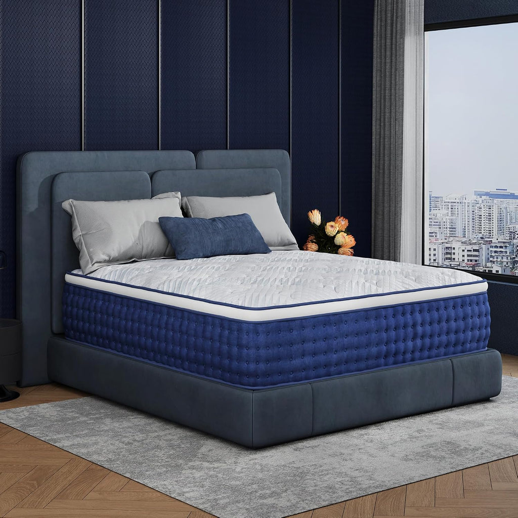 12 Inch Medium Twin Hybrid Spring Mattress