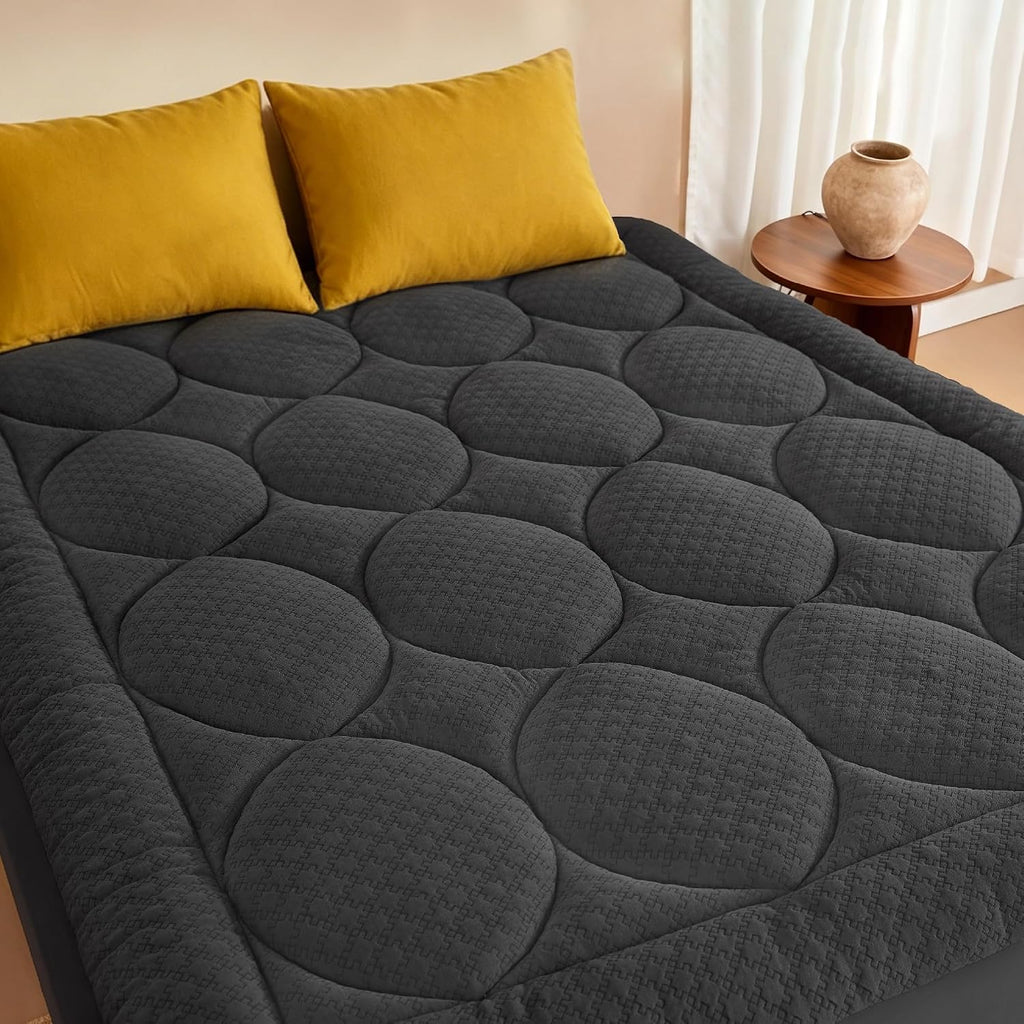 Bamboo Cooling Twin Quilted Mattress Pad