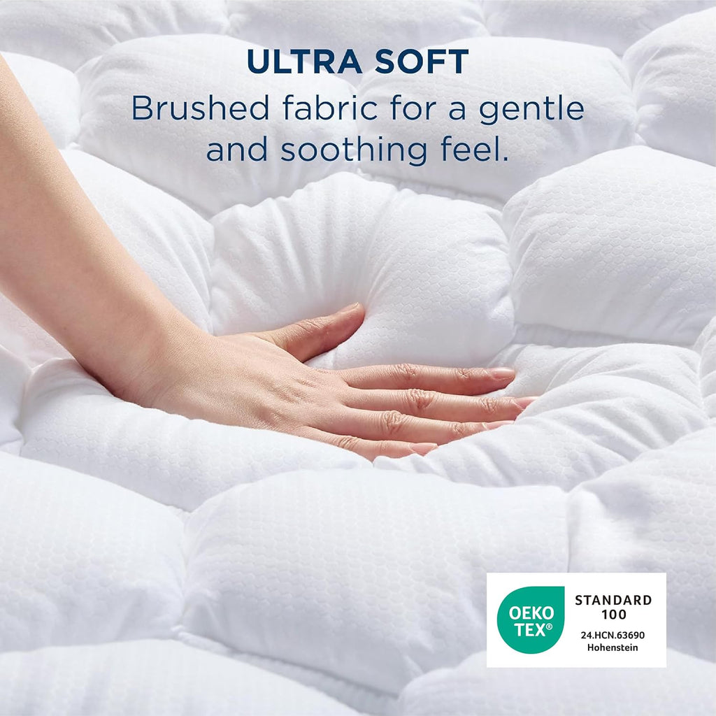 Twin XL Quilted Deep Pocket Mattress Pad