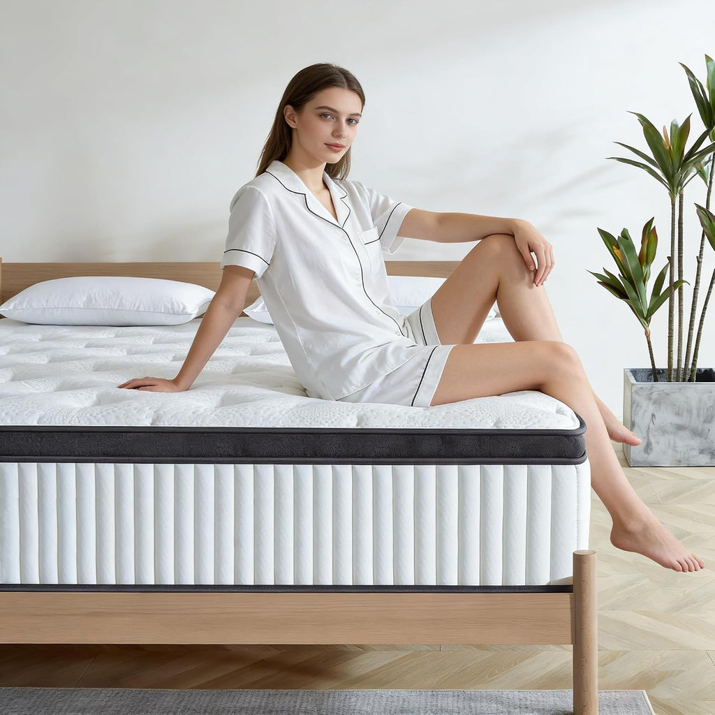 14 Inch Medium Firm King Hybrid Mattress