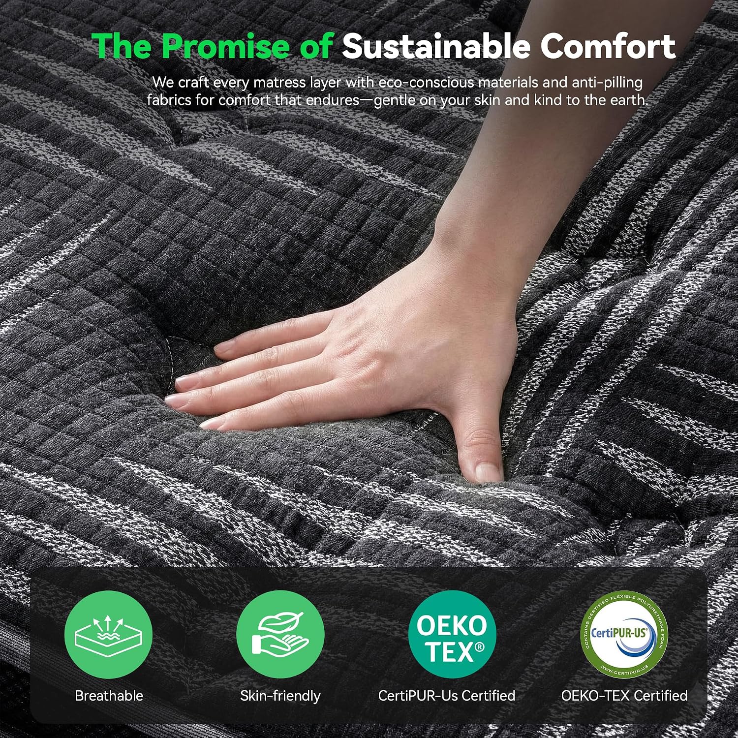 10 Inch Twin Hybrid Pocket Spring Mattress