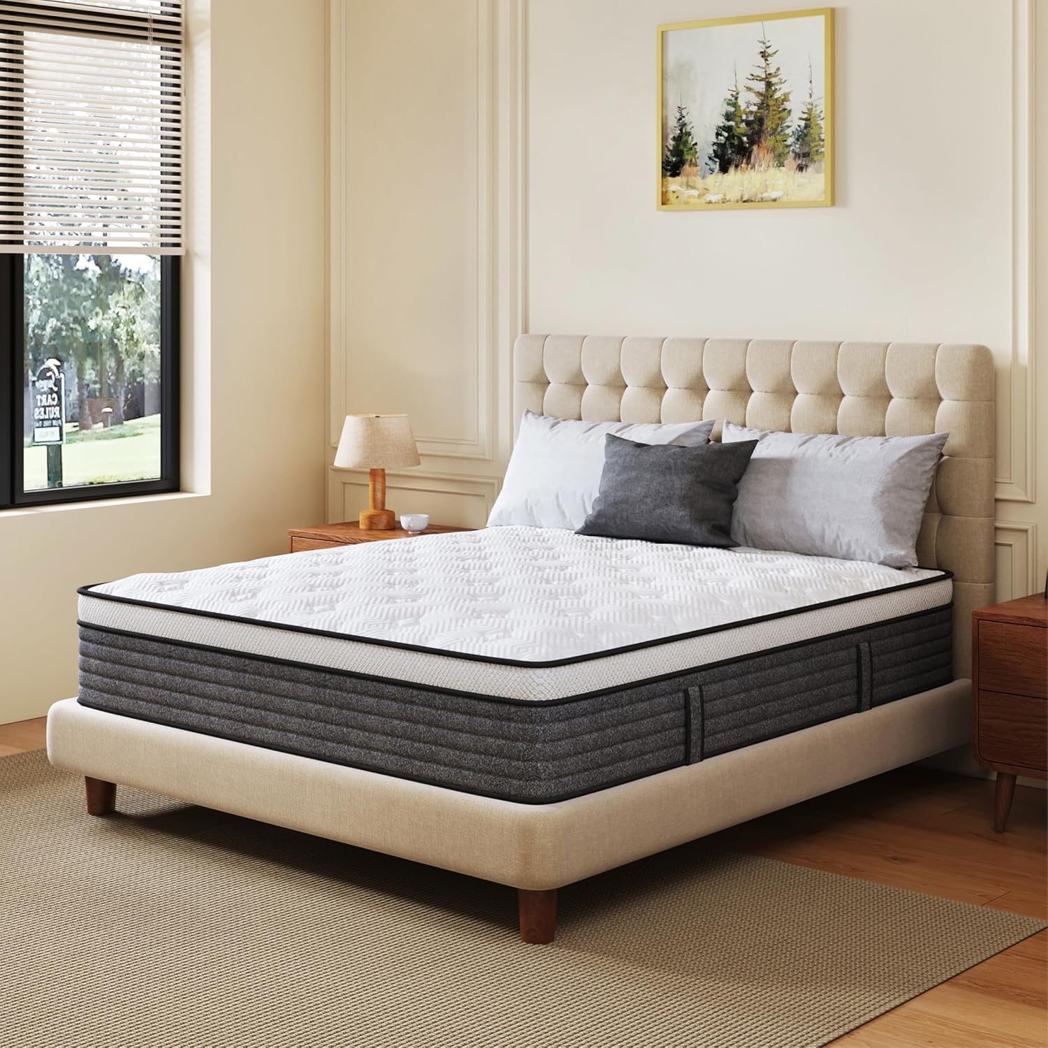 10 Inch Medium Queen Hybrid Mattress