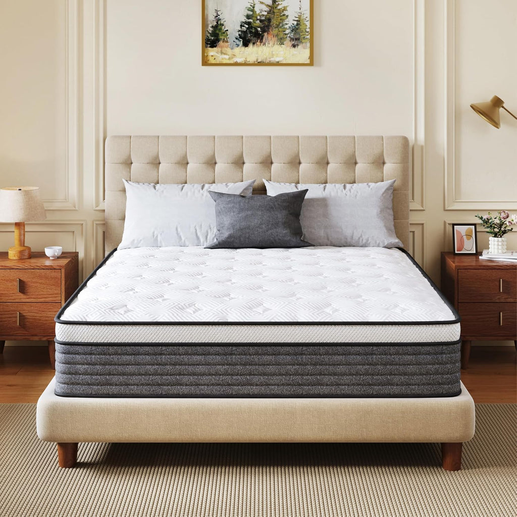 10 Inch Medium Queen Hybrid Mattress