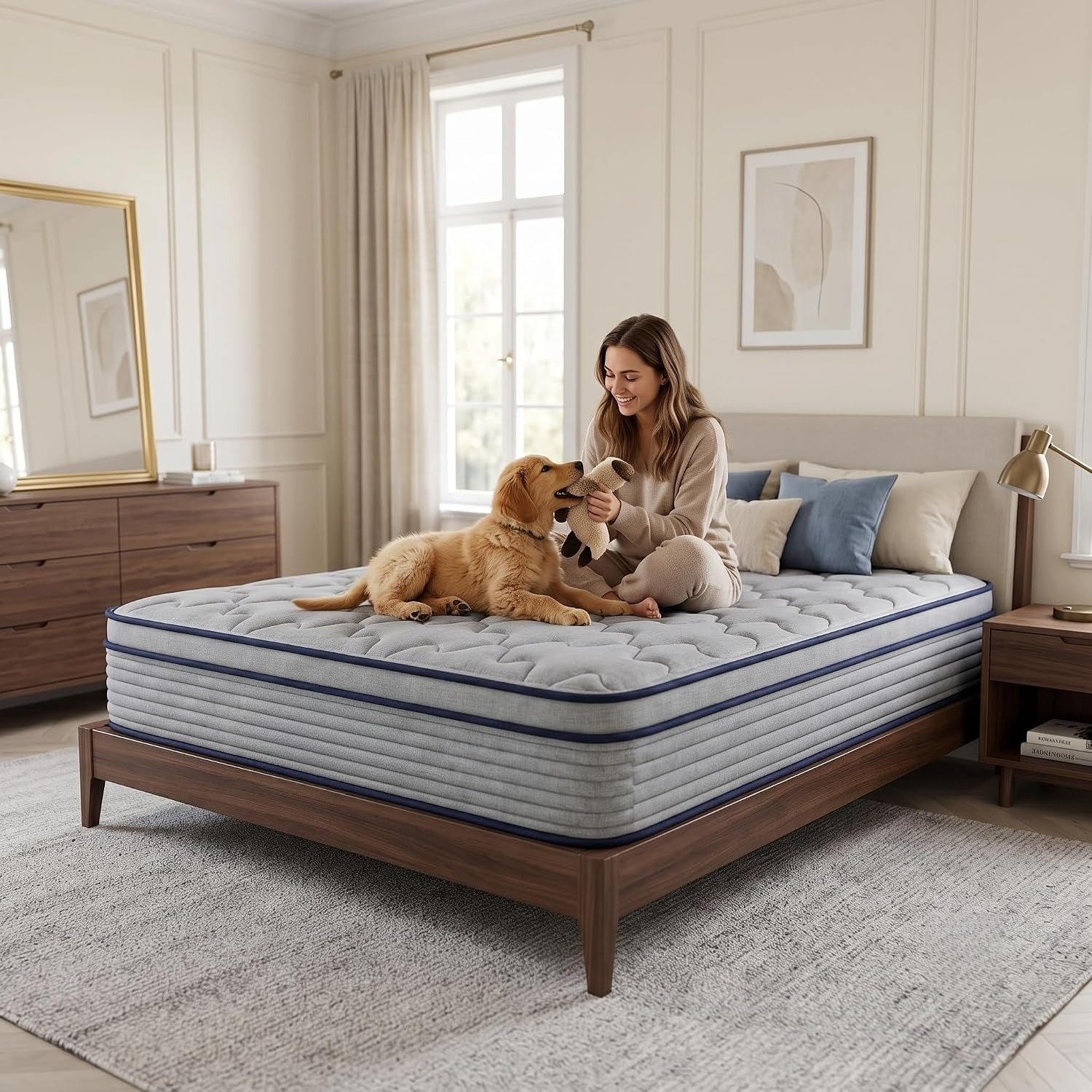 10 Inch Medium Firm Twin Hybrid Mattress