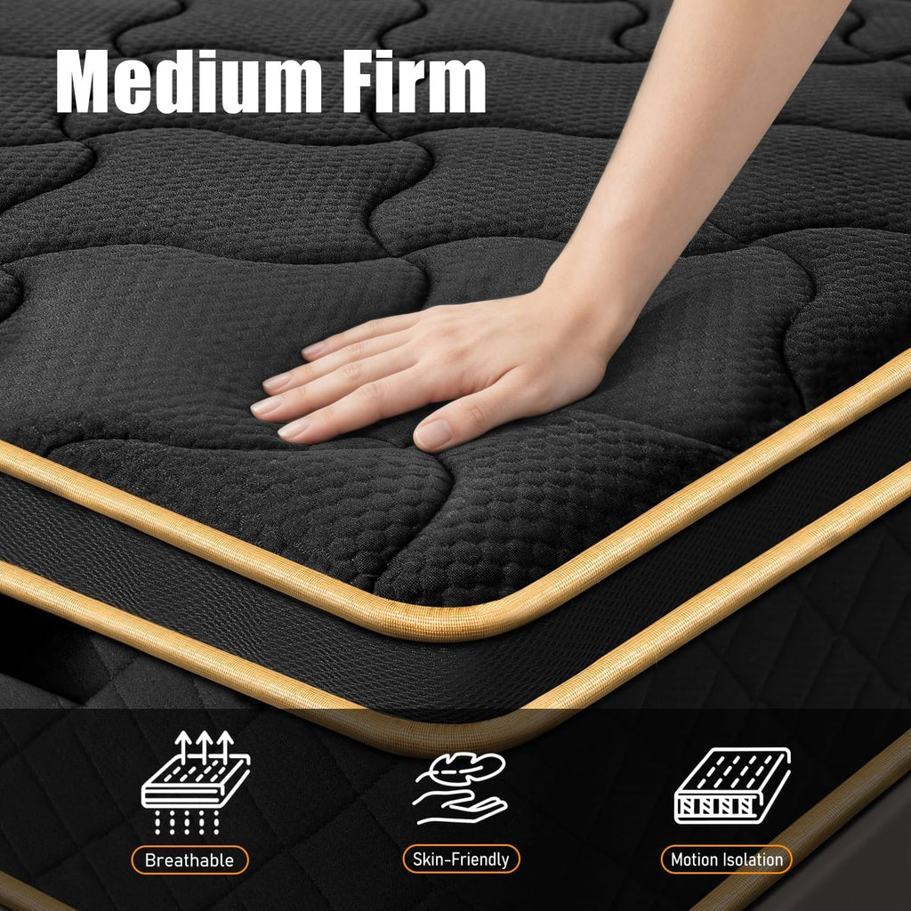 10 Inch Medium Firm Twin Hybrid Mattress