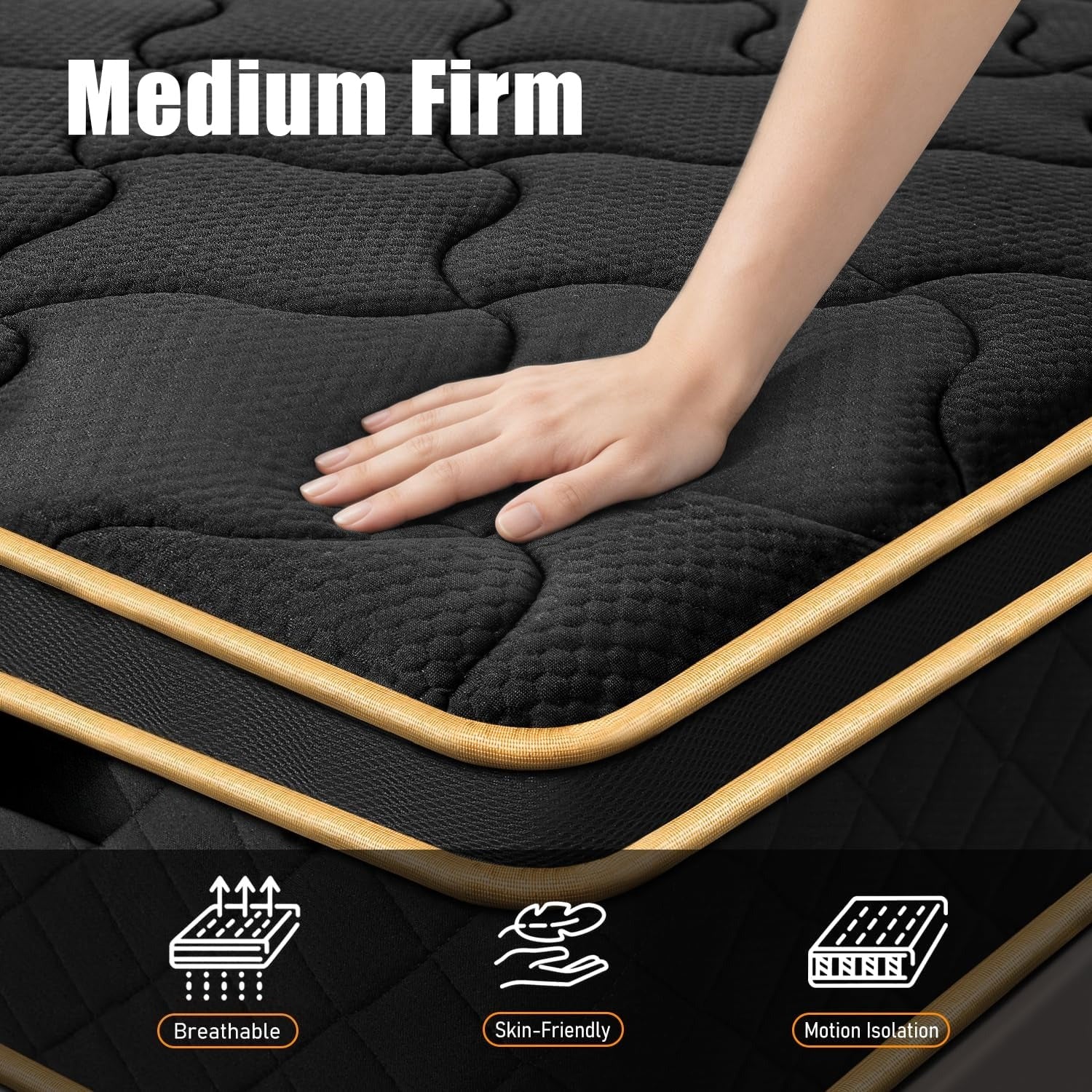 10 Inch Medium Firm Twin Hybrid Mattress