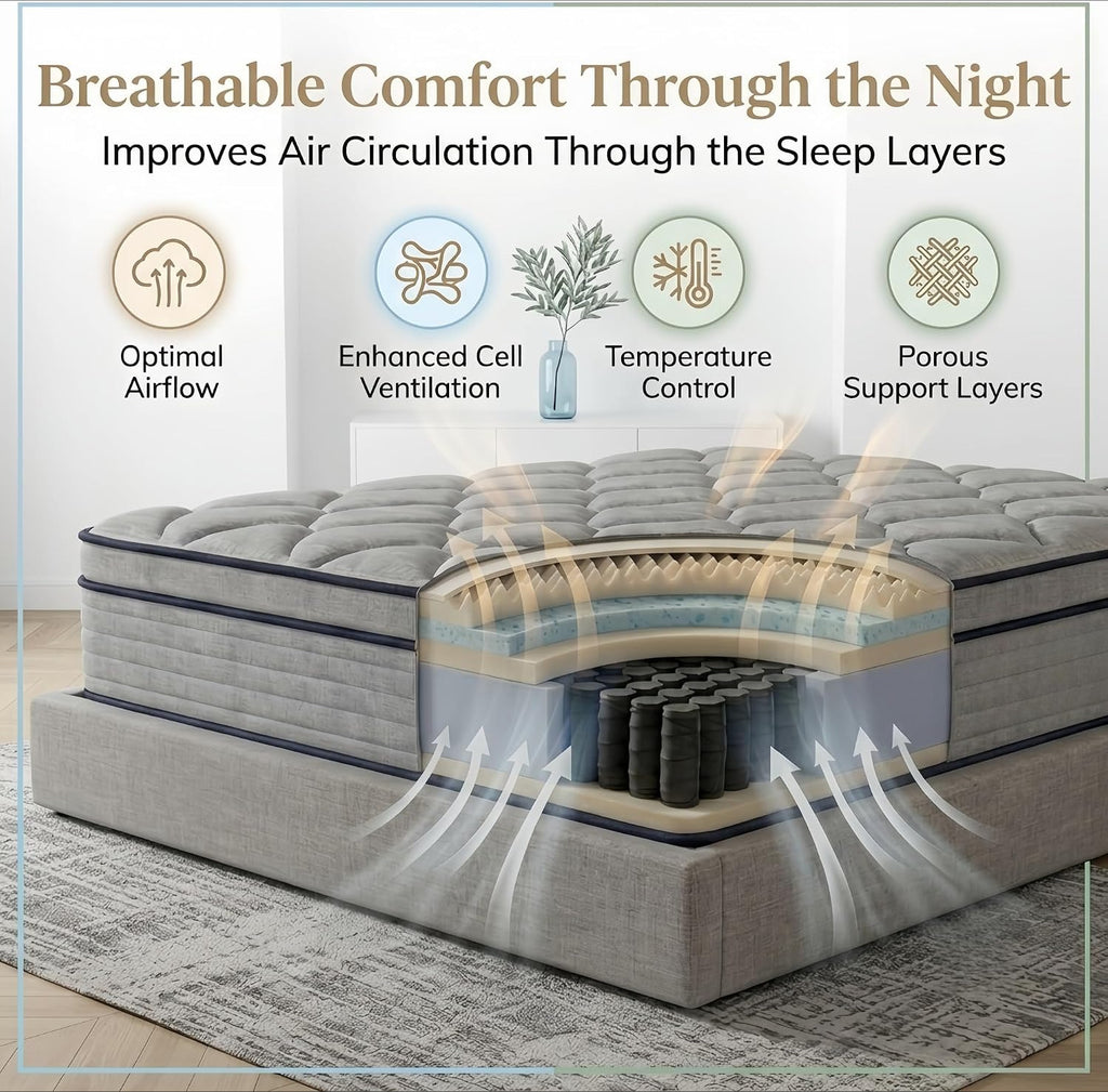 10 Inch Medium Firm Twin Hybrid Mattress