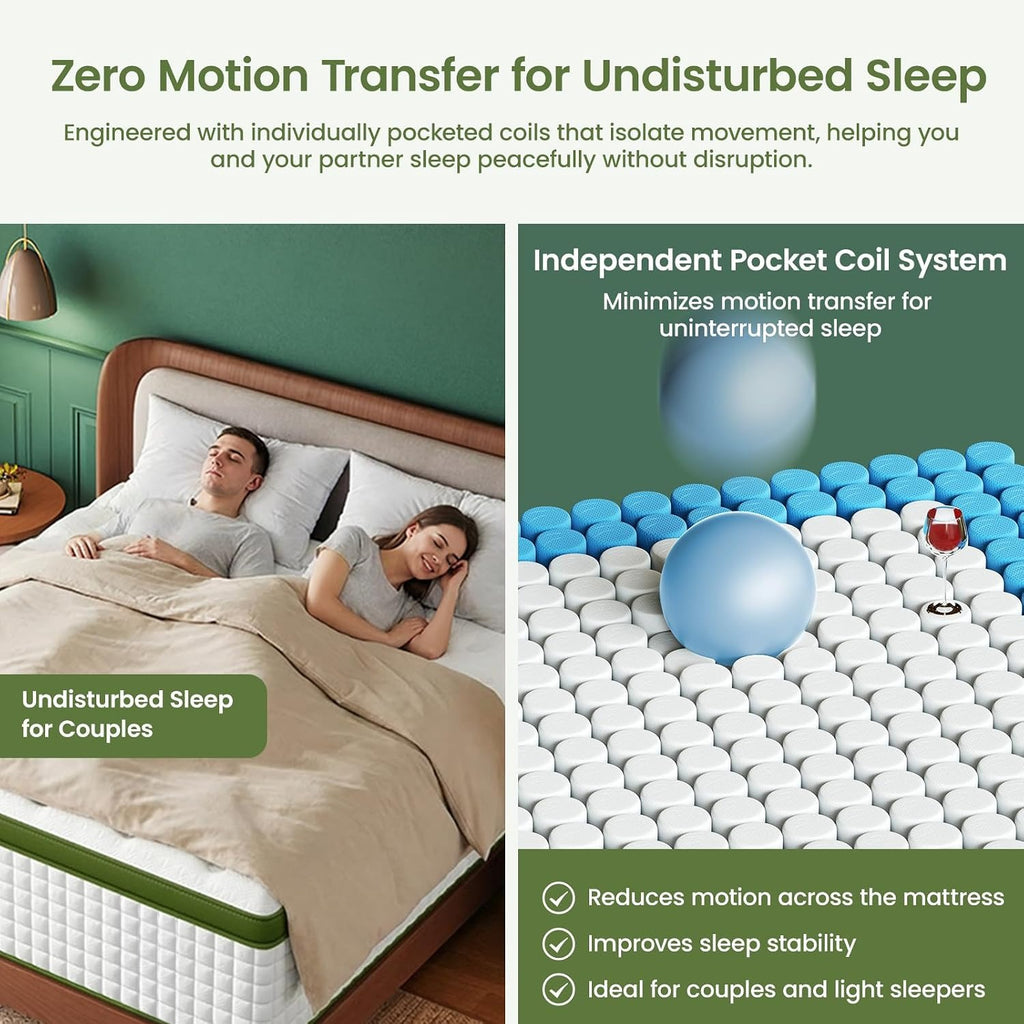13 Inch Firm Queen Luxury Hybrid Mattress